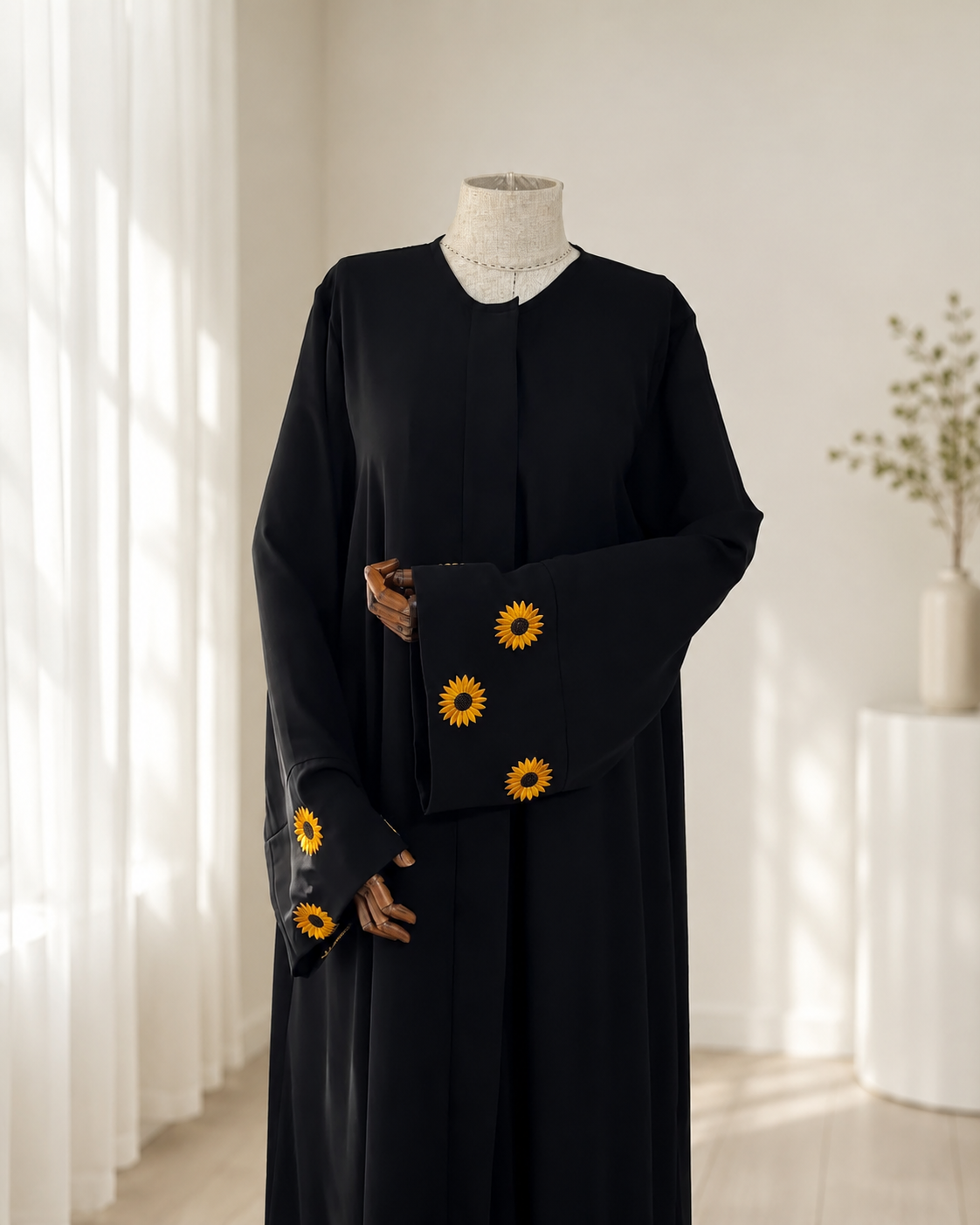 Ayçiçeği kol Hamse Abaya
